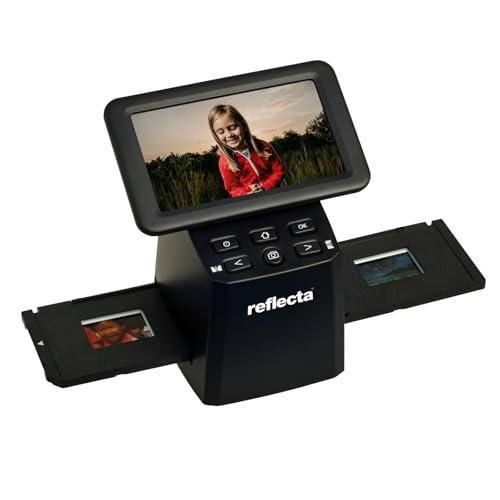 Reflecta x33-Scan - Scanner Diapositive e Negativi, Sensore Immagine CMOS da 15.3MP, Risoluzione 4608x3072 (5760x3840 Interpolati), Display 5