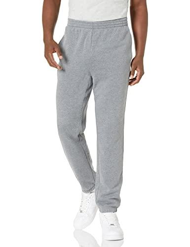 Amazon Essentials Pantaloni della Tuta Felpati Stretti alle Caviglie (Disponibile nelle Taglie Big & Tall) Uomo, Grigio Puntinato, L