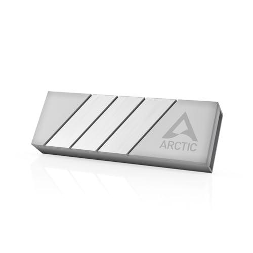 ARCTIC M2 Pro (argento) - Dissipatore di calore per SSD M.2 2280, con pad termici ARCTIC TP-3, compatibile con PC e PS5, per SSD a lato singolo e doppio…