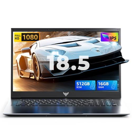 ACEMAGIC 18,5 Pollici PC Portatile,8000mAh Batteria,Twin Lake N150 Processore,Fino a 3,6 GHZ,16GB RAM 512GB SSD,Notebook Affari Portatile,1920 * 1080 FHD Display,Apertura a 180°,HDMI,WiFi,Ufficio