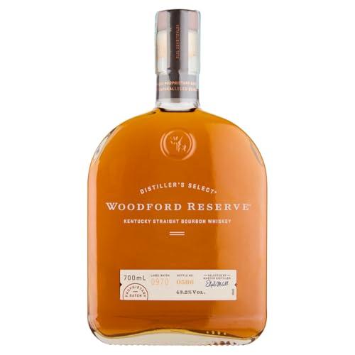 Woodford Reserve Kentucky Straight Bourbon Whiskey 70cl - Whiskey dal gusto morbido e ricco 43,2% vol