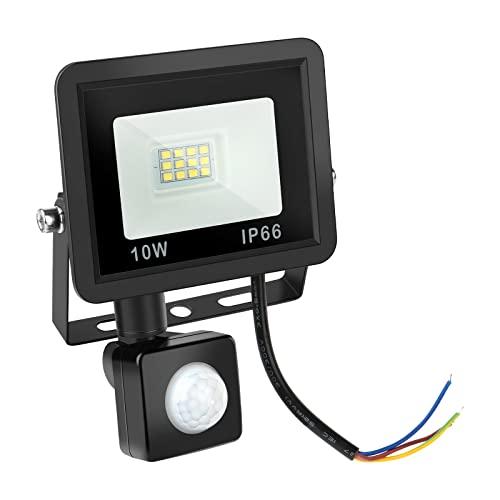 MXTIMWAN | 10W Faretto Led da Esterno - Faro LED Esterno Impermeabile IP66 - Giardino, Cortile, Garage, Pareti