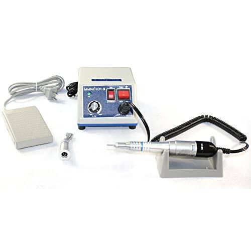 N10 - Micromotore da laboratorio 0-35,000 rpm, motore elettrico per lucidatura Straight& Contra Aangle manipolo 35 K attrezzatura da laboratorio