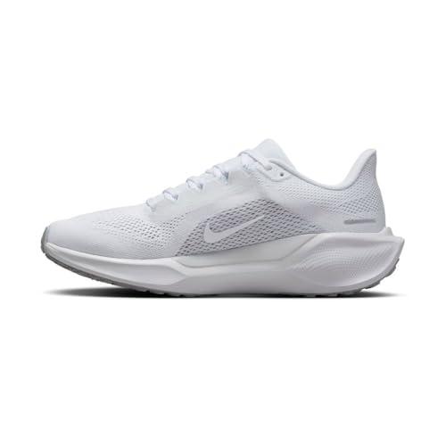 NIKE Pegasus 41, Sneaker Donna, White/White-Pure Platinum, 39 EU