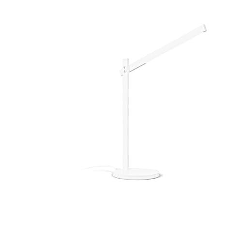 Ideal Lux PIVOT Lampada da tavolo LED integrata dimmerabile bianca, interruttore integrato, 3000K