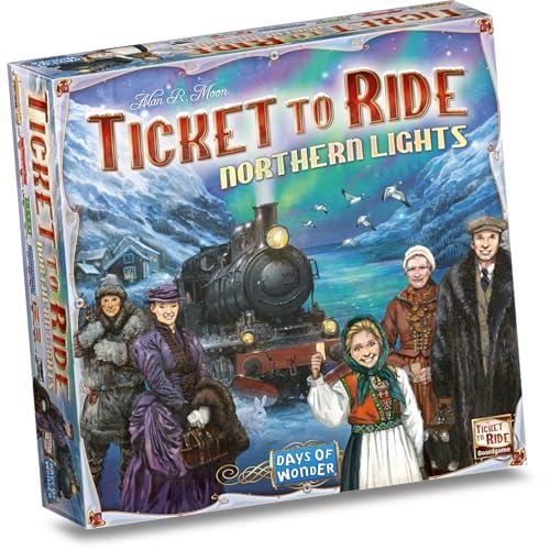 Asmodee Ticket To Ride Northern Lights, Gioco da Tavolo, Gioco Base, 2-5 Giocatori, 8+ Anni, Edizione in Italiano