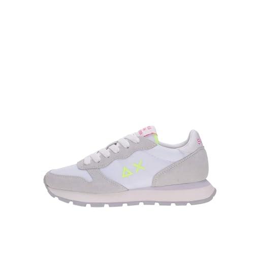 SUN68 Sneaker Ally Solid 0162 Bianco/Fuxia Fluo DS26SU09 Z36201 Taglia Scarpa: 39