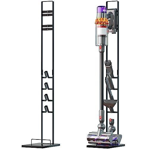 vhbw supporto verticale, stander compatibile con Dyson V16 Piston Animal, V16 Piston Animal Submarine aspirapolvere senza fili - grigio scuro