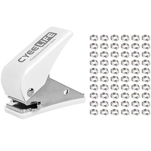 CyeeLife Alette per Freccette con 100 Anelli in Metallo,Accessori per Freccette