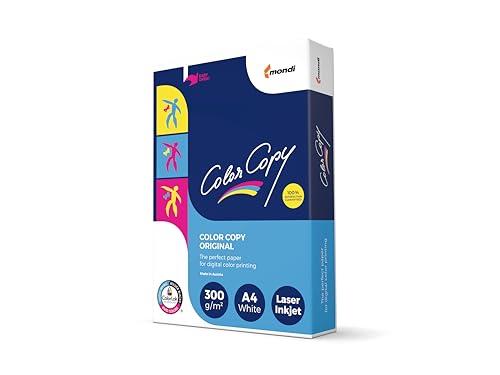 Mondi Color Copy Carta da Stampa, Formato A4, 300gr/mq, 1 Risma da 125 Fogli
