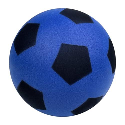 TERRARIDE Pallone Calcio, 1 Palla Morbida, 21cm Pallone di Spugna, Water Resistant, Durabilità, Palla Calcio da Spiaggia Impermeabile per Interni ed Esterni per Casa, Giardino, Acqua e Spiaggia