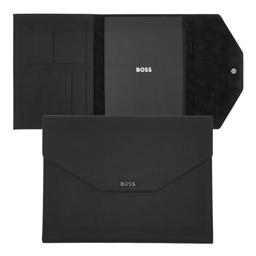 HUGO BOSS Custodia da scrittura Hugo Boss A4 Rive nera