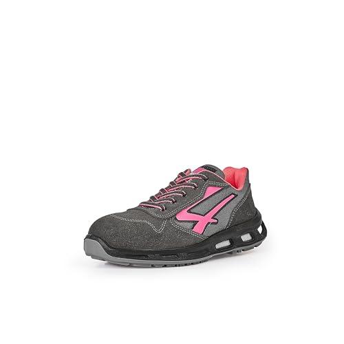 U-Power Red Lion Verok, Scarpe Antinfortunistiche Unisex, Leggere, Flessibili, Anti Perforazione Antiscivolo, con Suola Infinergy, con Puntale in Alluminio (39)