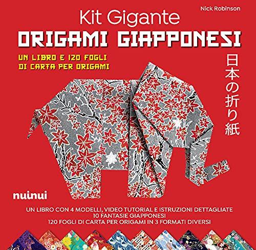 Kit gigante origami giapponesi. Con 120 fogli