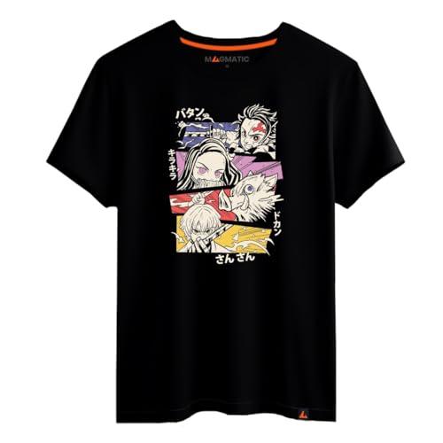 Magmatic - T Shirt Demon SLA yer Manga per Uomo Unisex Bambino, Maglietta Nera Premium 100% Cotone, Regalo Manga, Anime, Shonen, Regalo di Natale Uomo