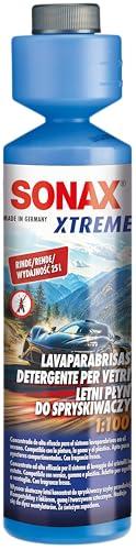 SONAX Xtreme Detergente per Parabrezza concentrato 1:100 (250 ml) Rapida efficacia: garantisce Una Visione Chiara in pochi Secondi | Art. 02711410-820