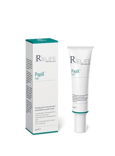 PapiX High Gel purificante per pelli grasse, acneiche o con imperfezioni. Flacone da 30 ml