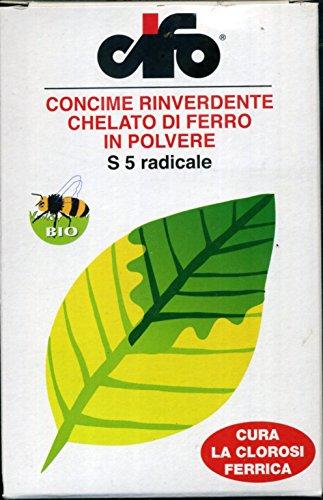 Cifo S5 radicale concime a base di chelato di ferro confezione da 100 grammi