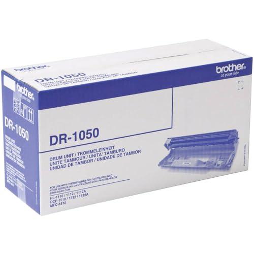 Brother DR1050 Tamburo Originale per Stampanti HL1110, HL1112, HL1210W, HL1212W, DCP1510, DCP1610W, DCP1612W, MFC1810, MFC1910W, Capacità fino a 10000 Pagine, Non Contiene Toner