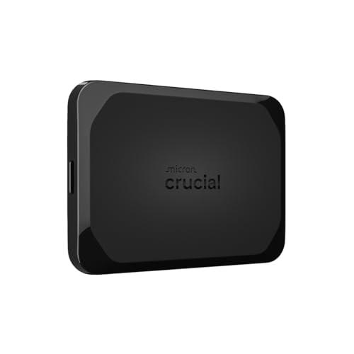 Crucial X10 Pro SSD 1TB Esterno SSD Portatile, fino a 2100MB/s Lettura e 2000MB/s Scrittura, USB-C 3.2, PC e Mac, Resistenza ad Acqua e Polvere, Unità a Stato Solido Esterno - CT1000X10PROSSD902