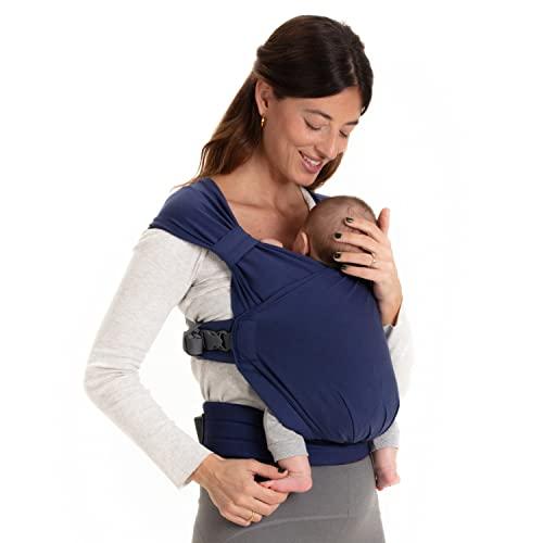 Boba Bliss Fascia Porta Bebe - Marsupio Neonato o Bambino 2 in 1 - Fascia Neonato Senza Nodi - Ideale per la Salute dei Fianchi - Marsupio Bambino Soffice ed Ergonomica - 3,2 a 16 Chili