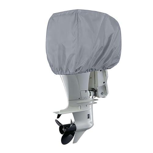 Copertura per motore fuoribordo resistente, copertura impermeabile per motore di barca rimorchiabile, antivento e resistente allo sbiadimento, coperture per motore di barca
