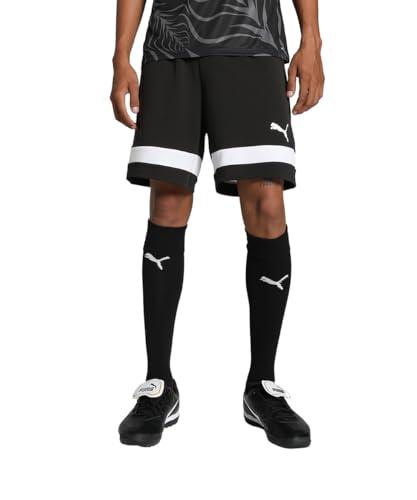 PUMA individualRISE Shorts - Pantaloncini Lavorati a Maglia Unisex, PUMA Black-PUMA White, 658998
