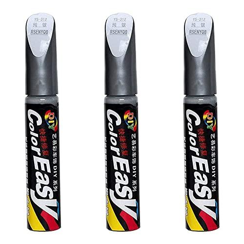 Penna per Ritocco Auto e Riparazione Graffi - Pennarello Vernice Carrozzeria con 3 Pezzi