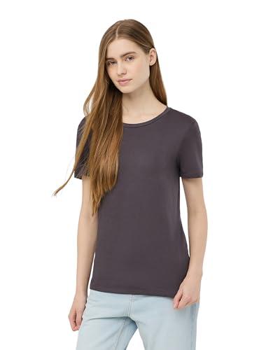 TERRANOVA T-Shirt Tinta Unita Basica da Donna Colore Antracite Taglia S
