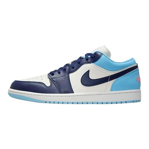 Air Jordan 1 Basso Scarpe Da Uomo (Sail/Blu Chill/Hot Lava/Blue Void), Vela/Blue Void-blue Chill, 11