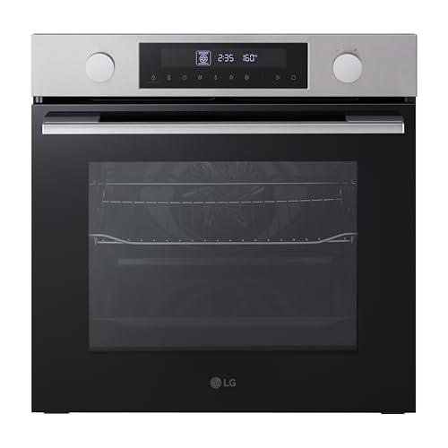 LG WS5D7210S Forno da Incasso Classe A, 72L, 11 Programmi di Cottura, Modalità Friggitrice ad Aria, Grill, Lievitazione, Pizza, Temperatura Massima 250°C, Potenza 3200 W, Wi-Fi