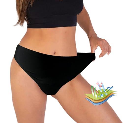 TOGETDREAM Costume da Bagno mestruale a Prova di perdite con Fondo Bikini, Pantaloni da Nuoto per Il Periodo Impermeabili UPF 50+ Costumi da Bagno per Bikini Beachwear per Adolescenti Ragazze Donne