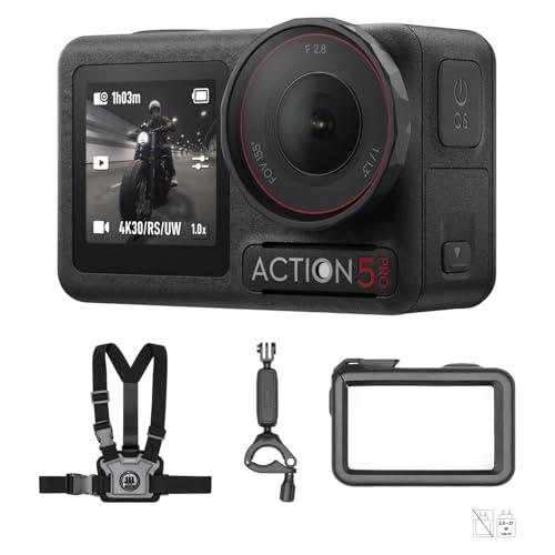 DJI Osmo Action 5 Pro Combo Standard Moto/Mountain Bike, action cam 4K per rider,sensore 1/1.3