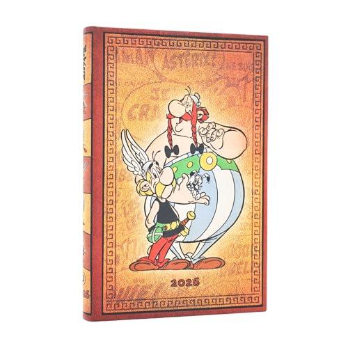 Paperblanks | 2026 Asterix e Obelix | Le Avventure di Asterix | 12 Mesi | Mini | Orizzontale | Chiusura con Fascia Elastica | 160 Pg | 100 GSM