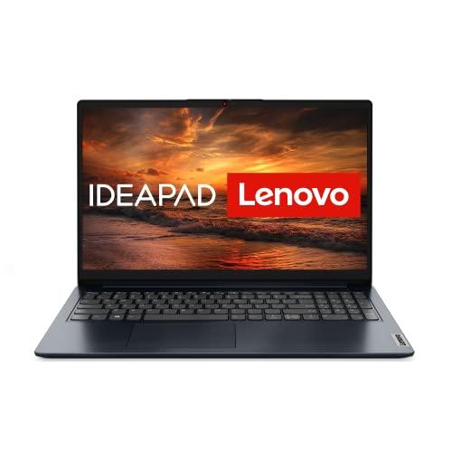 Lenovo IdeaPad 1 Slim Laptop | 15.6 Inch FHD Display | Intel Celeron N4120 | 4GB RAM | 128GB emmc | Intel UHD 600 Graphics | Windows 11 Home | Blue | 3 Months Premium Care