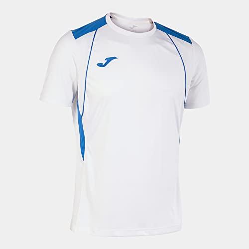 Maglia a Manica Corta Uomo Championship VII Bianco Blu Reale