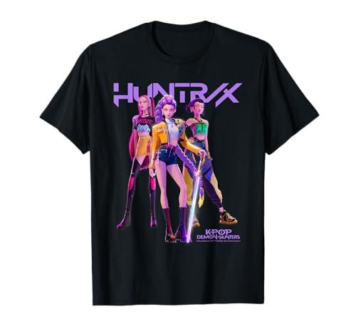 KPOP Demon Hunters Huntrix Pose Ufficialmente Autorizzato Maglietta