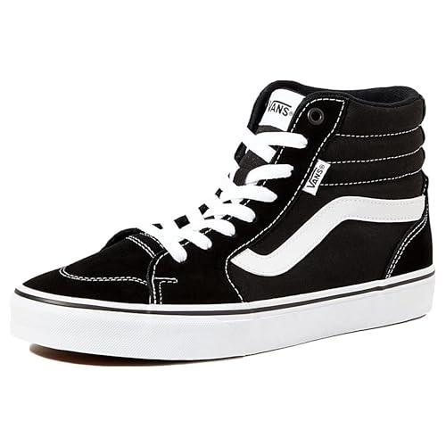 Vans Filmore Hi, Sneaker Donna, Suede Canvas Black White, 39 EU