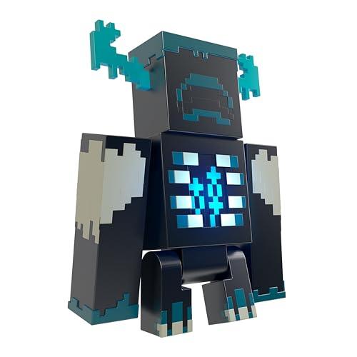 Mattel Minecraft Giocattoli - Action figure Guardiano con luci, suoni e accessori, giocattolo e regalo per bambini 6+ Anni, HHK89