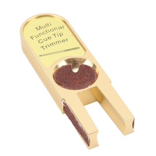 BuyWeek Punta da Biliardo Strumento, Cue Tip Trimmer in Alluminio Biliardo Cue Tip Shaper per Biliardo