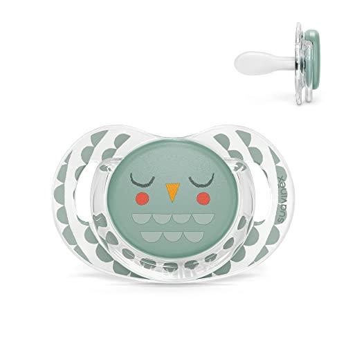 Suavinex, Ciuccio Premium per Neonati +18 Mesi. Ciuccio con tettina simmetrica SX Pro in silicone. ettina piatta e simmetrica. Bonhomia, Verde