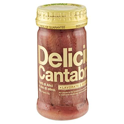 Delicius Cantabrico Filetti di Alici in olio di oliva, 100g