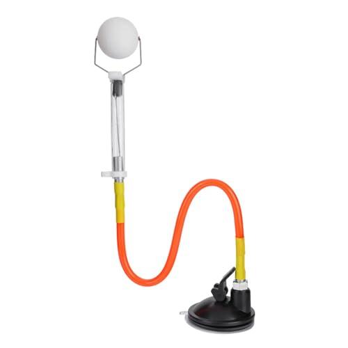 HERCHR Set Allenatore di Ping-Pong, Dispositivo di Allenamento per Ping-Pong in PVC Allenatore di Ping-Pong Regolabile Sucker Palline da Ping-Pong Attrezzatura per Ping-Pong