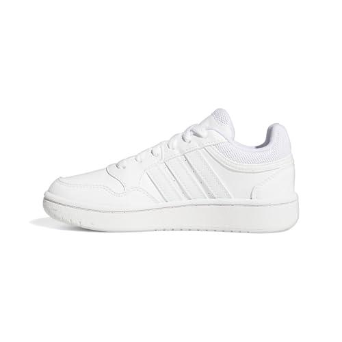 adidas Hoops , Sneakers Unisex - Bambini, Bianco (Ftwr White/Ftwr White/Ftwr White), 38 EU