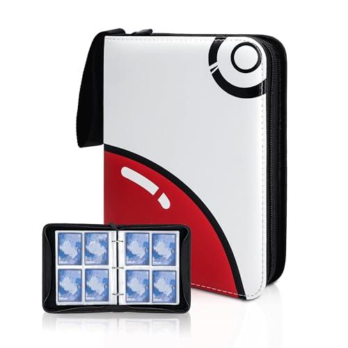 Raccoglitore Carte Pokemon, Album Pokemon con Cerniera, 60 Pagine Libro per Carte può Contenere 480 Carte