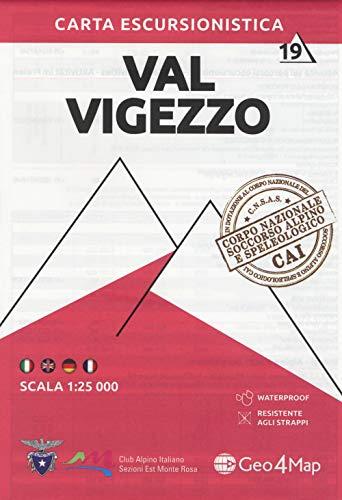 Carta escursionistica Val Vigezzo 1:25.000 (Vol. 19)