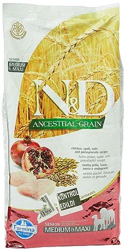 Farmina N&D Senior Medium & Maxi Low Grain Pollo e Melograno 12 kg