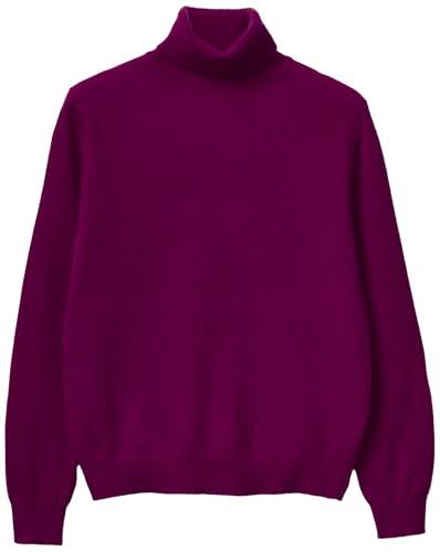 United Colors of Benetton Maglia Ciclista M/L 1002d2348, Maglione Donna, Prugna 20R, M