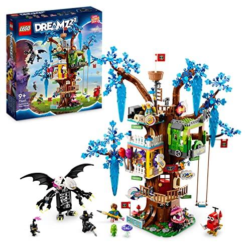 LEGO DREAMZzz 2 in 1 La Fantastica Casa sull’Albero Giocattolo da Costruire in 2 Modalità con Minifigure della Signora Castillo, Izzie, Mateo e Cacciatore Notturno, Giochi Creativi dal TV Show 71461