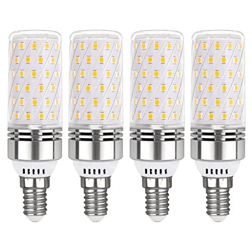 Akynite Lampadine LED Mais E14 12W Luce Naturale 4000K, 1450LM, Equivalente Alogena E14 100W, 360° Luce per Lampada Plafoniere, non dimmerabile, set di 4